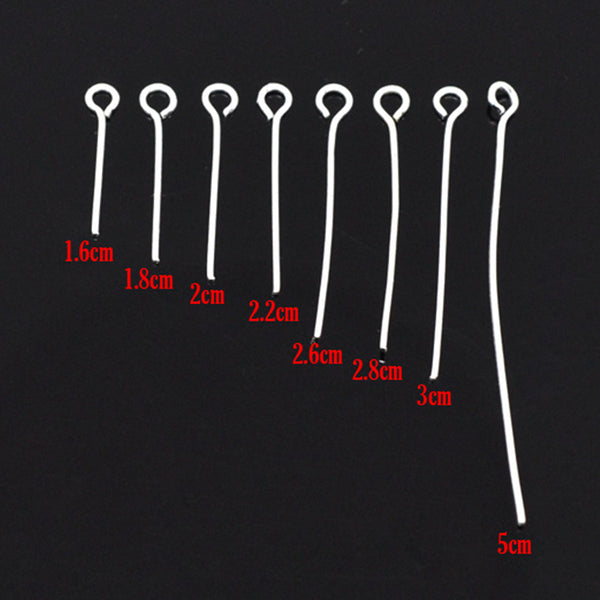 Silver Eye Pins String