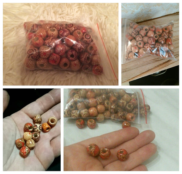 Retro Wooden Beads