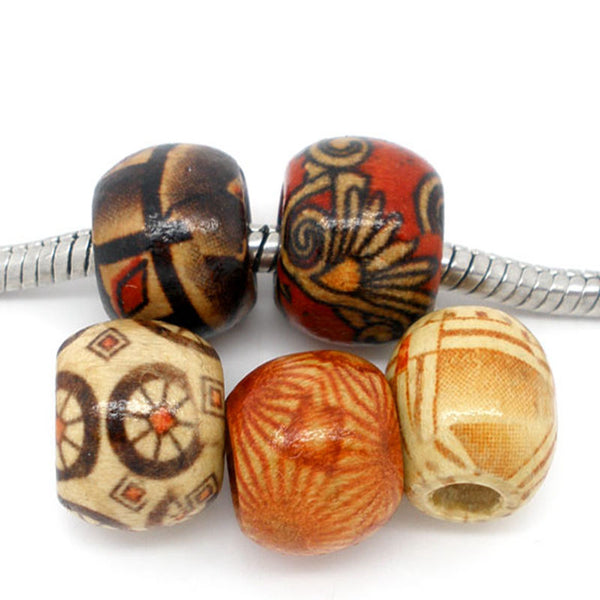 Retro Wooden Beads