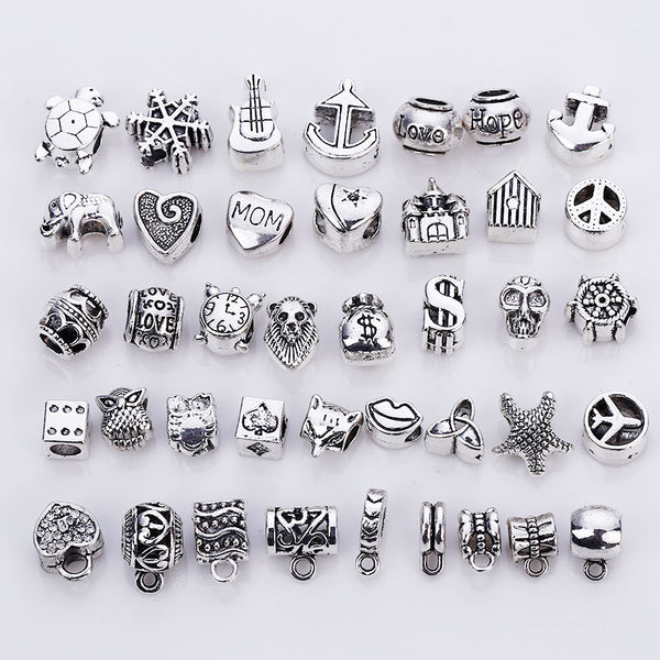Silvery Pandora Charms