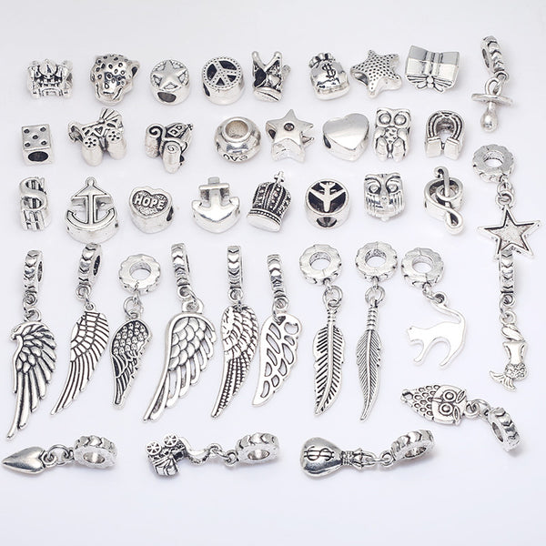 Silvery Pandora Charms