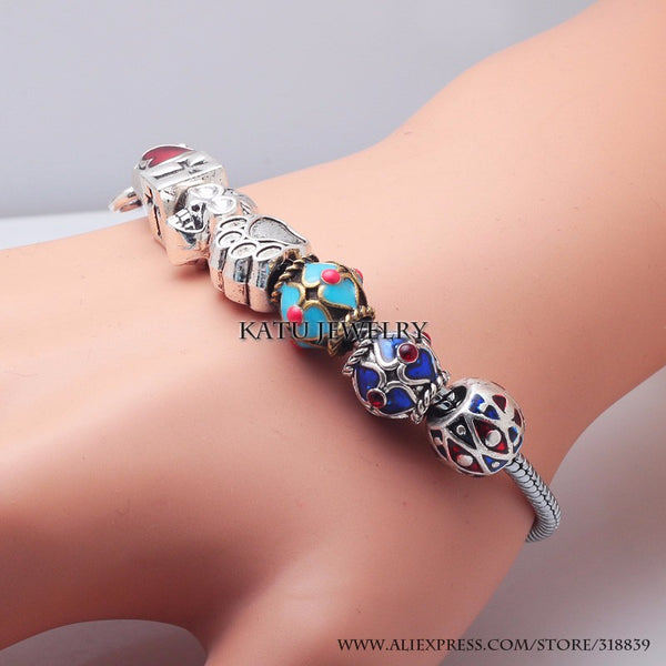 Silvery Pandora Charms