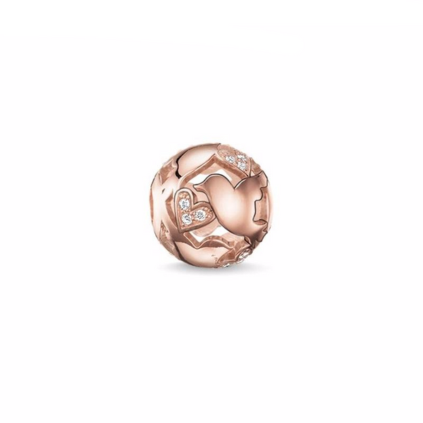 Rose Gold Crystal Beads