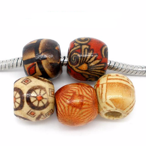 Retro Wooden Beads