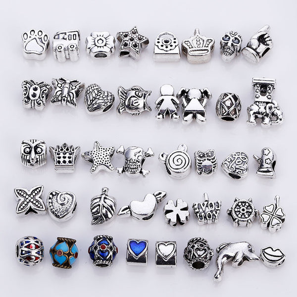 Silvery Pandora Charms