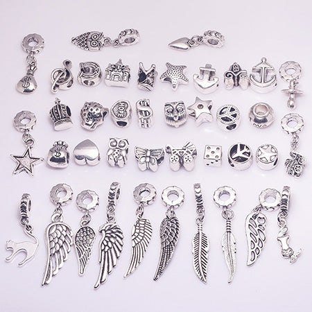 Silvery Pandora Charms