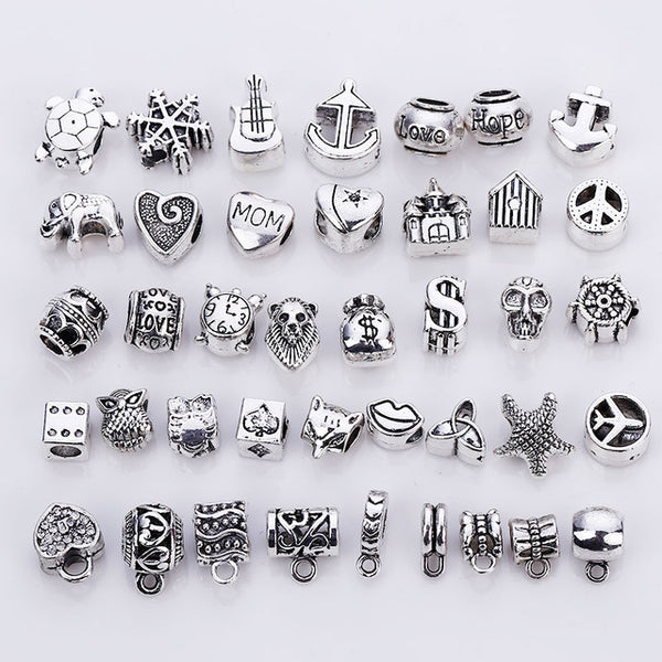 Silvery Pandora Charms