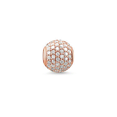 Rose Gold Crystal Beads