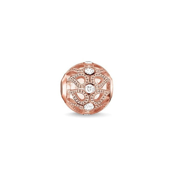 Rose Gold Crystal Beads