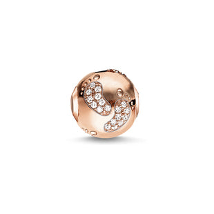 Rose Gold Crystal Beads