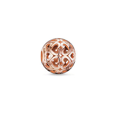 Rose Gold Crystal Beads